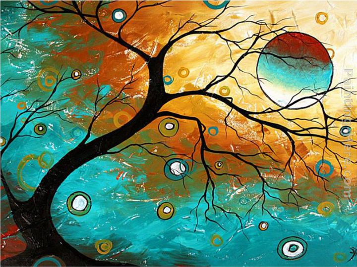 Many Moons Ago painting - Megan Aroon Duncanson Many Moons Ago art painting